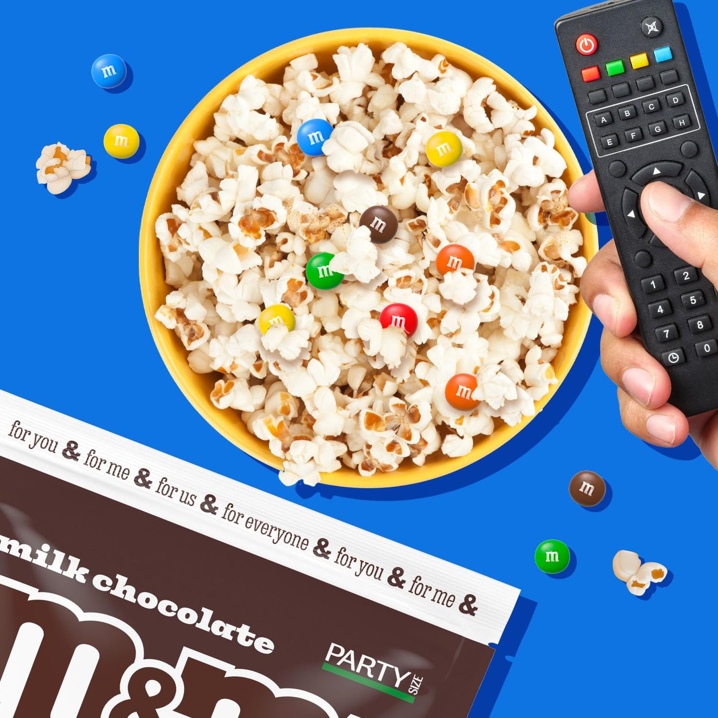 M&M S Milk Chocolate Candy, Party Size, 38 oz Bag (Pack of 2)