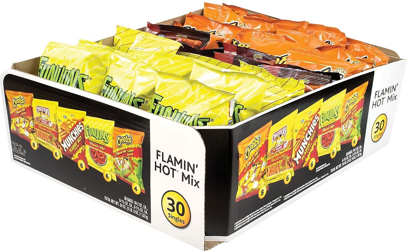 Frito-Lay Flamin' Hot Mix Variety Pack, 30 Count