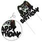 Video Game Cake Topper Glitter Game Controller Happy Birthday Cake Topper Cake Decorations Picks For Kids Gaming Themed Birthday