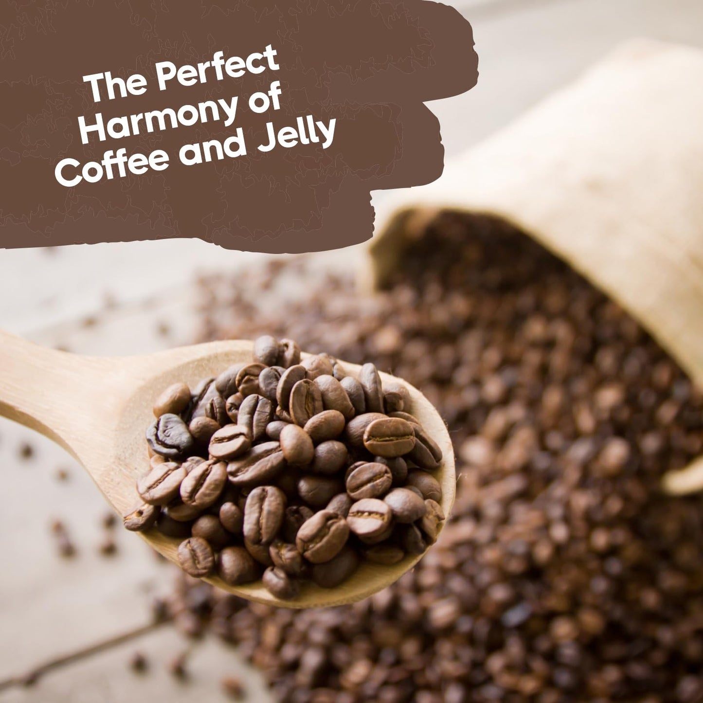 COELO Coffee Jelly Candy 250g - Premium Korean Sweet Chewy   for Parties, Camping, Picnics - Individually Wrapped Snacks