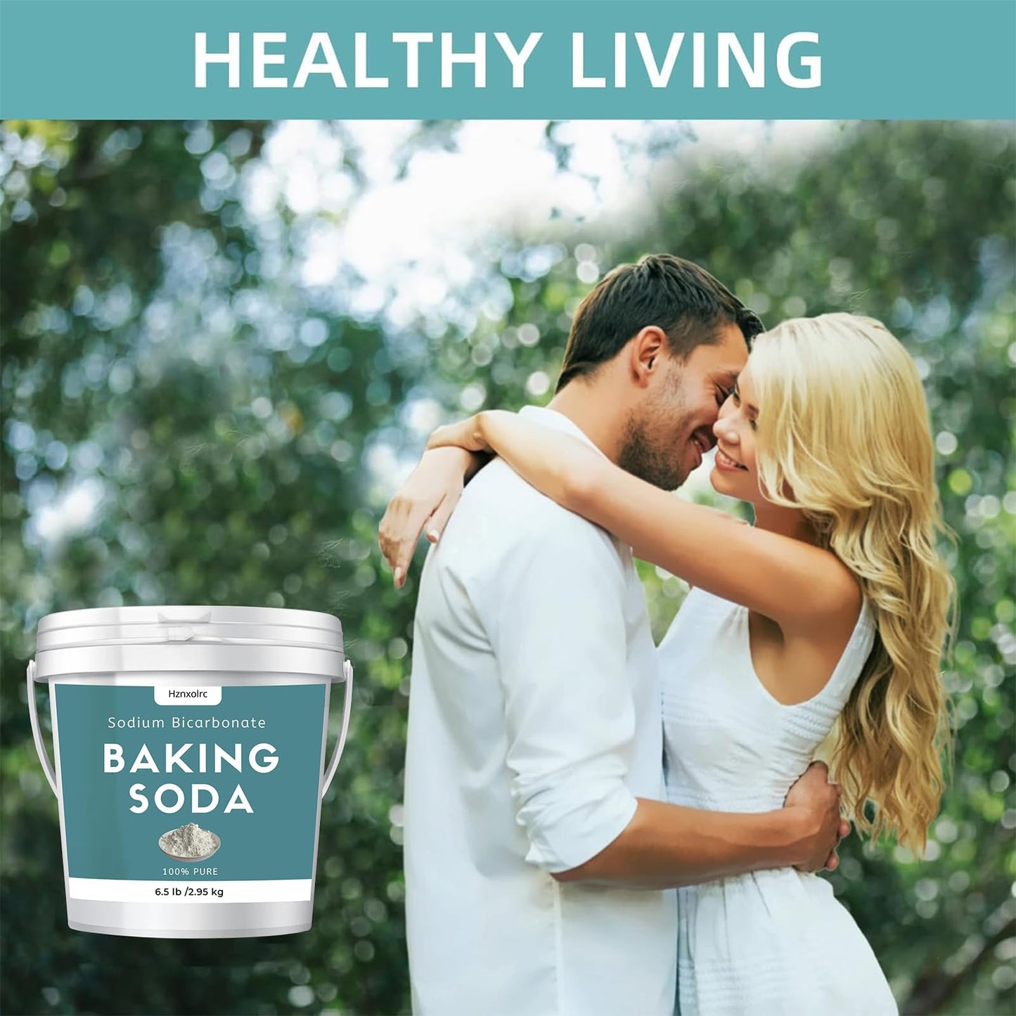 6.5 lb Baking Soda Powder Bulk  enhanced Sodium Bicarbonate Powder  100% Pure  Used for Bread  Cookies and Other Baked Goods  Also Can Clean and Deodorize
