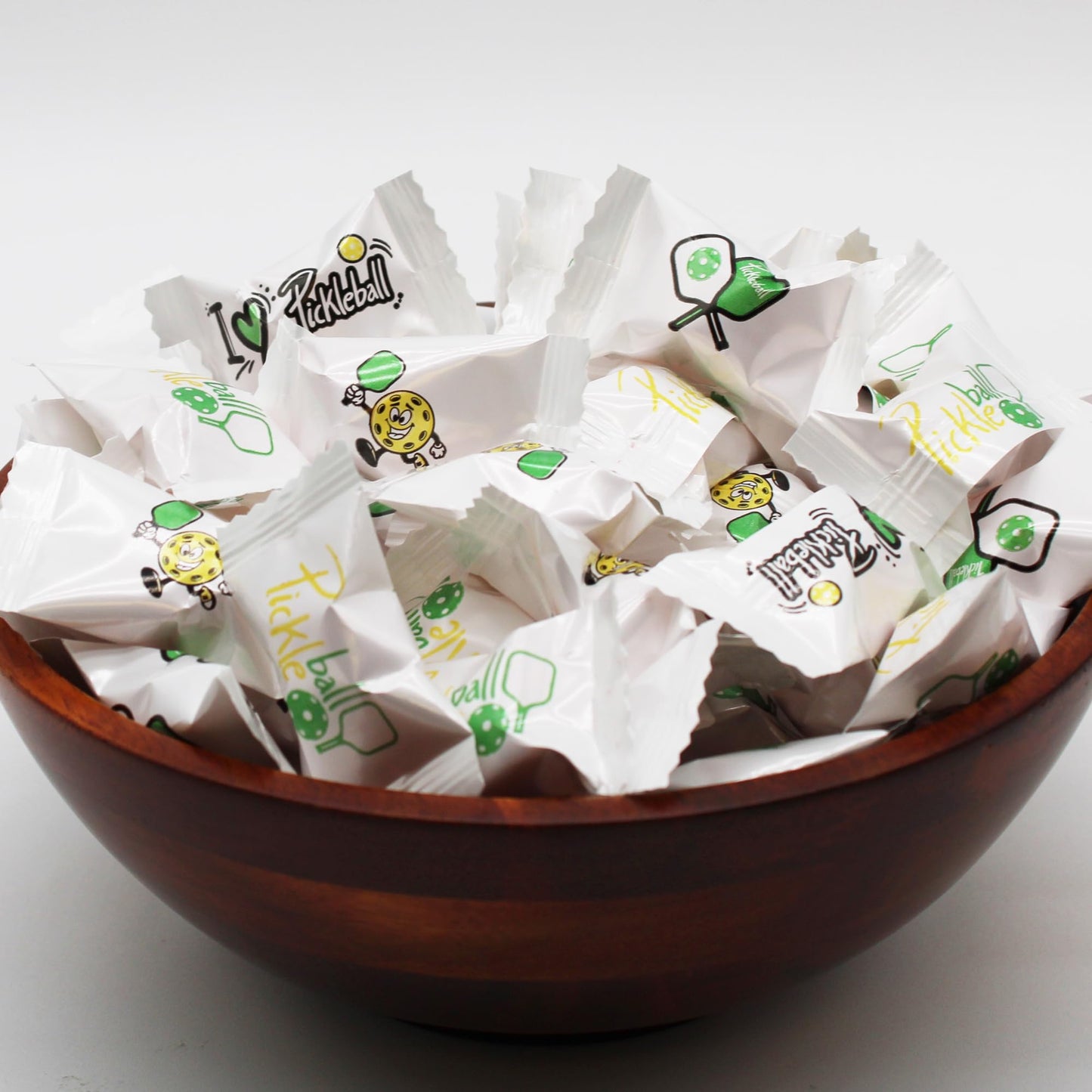 Naturejam 100 Count Pickleball Themed Peppermints Candy - Perfect Gifts for Pickleball Lovers - Peppermint Balls Individually Wr