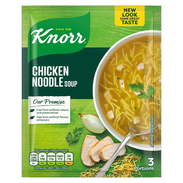 Knorr Chicken Noodle Soup Mix, No Artificial Colors, 1.52 oz Packets, 12 Count