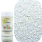 SE Si&Moos White Jimmies Sprinkles White Sprinkles for Cake Decorating Edible Crunchy Jimmies for Topping Ice Cream, Cookies, Ca