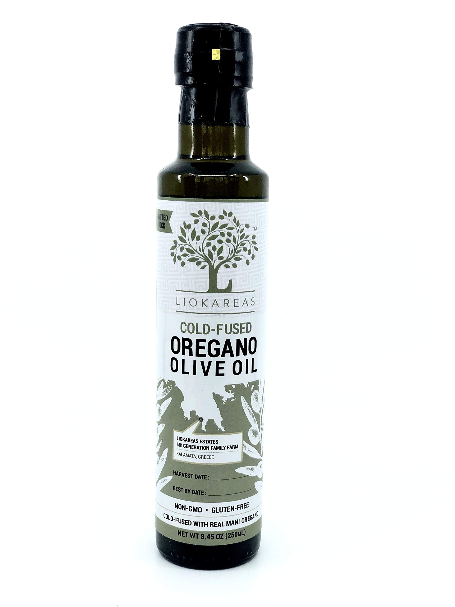Oregano Flavored Extra Virgin Olive Oil - Cold Fused - Organic - NonGMO - Paleo - Keto - Single Sourced - No Artificial Flavor -