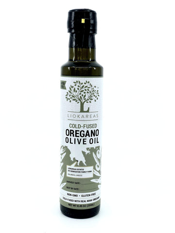 Oregano Flavored Extra Virgin Olive Oil - Cold Fused - Organic - NonGMO - Paleo - Keto - Single Sourced - No Artificial Flavor -