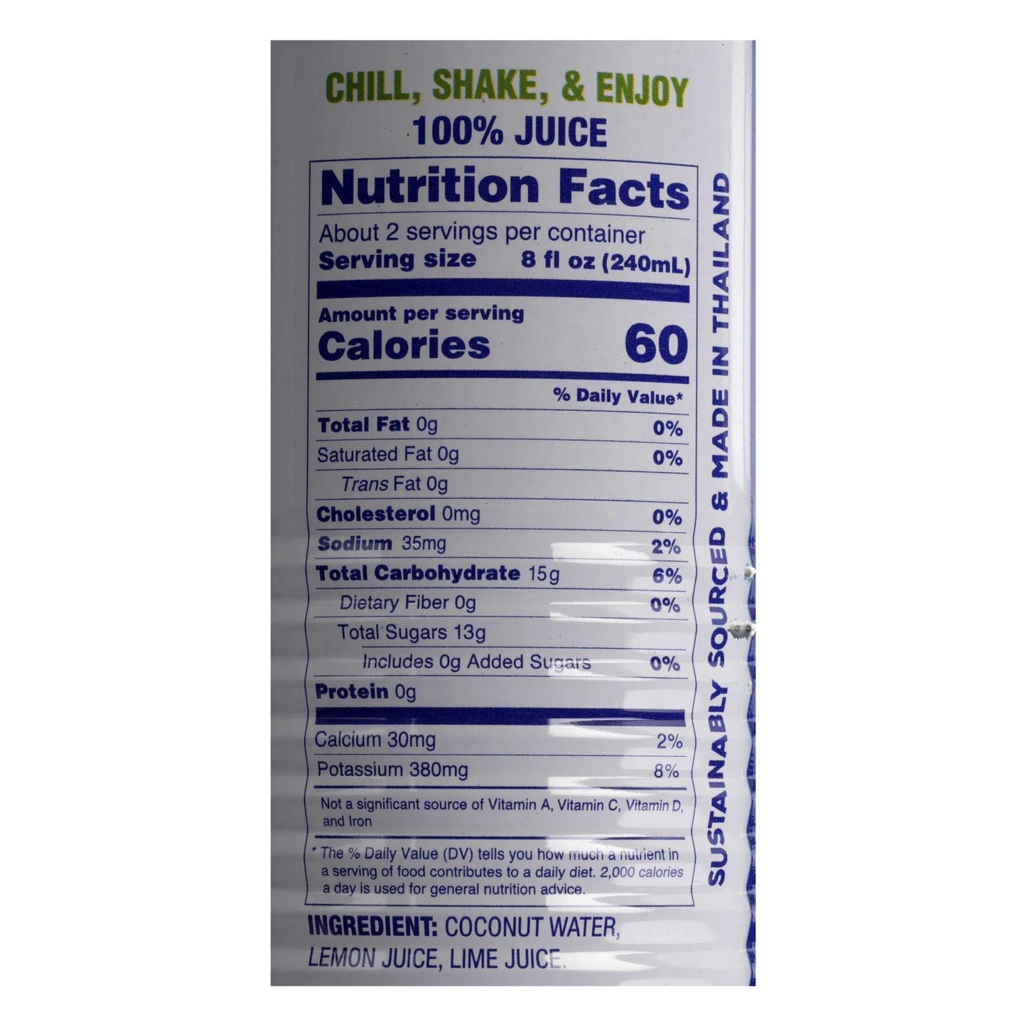 C2O Coconut Water Lime ( 12 X 17.5 Oz   )