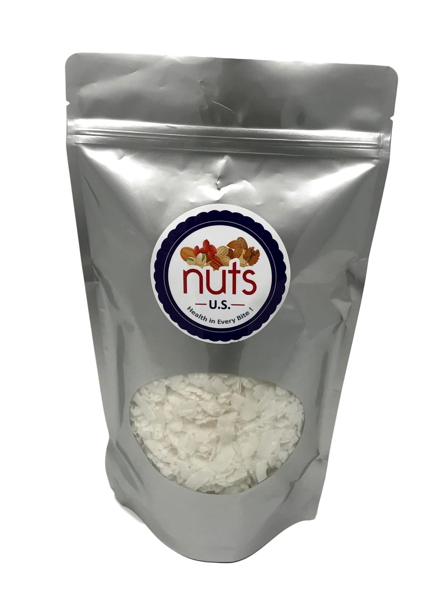 NUTS U.S. Unsweetened Raw Coconut Chips, Unsulphured, 3 LBS, 3 Pound Pack
