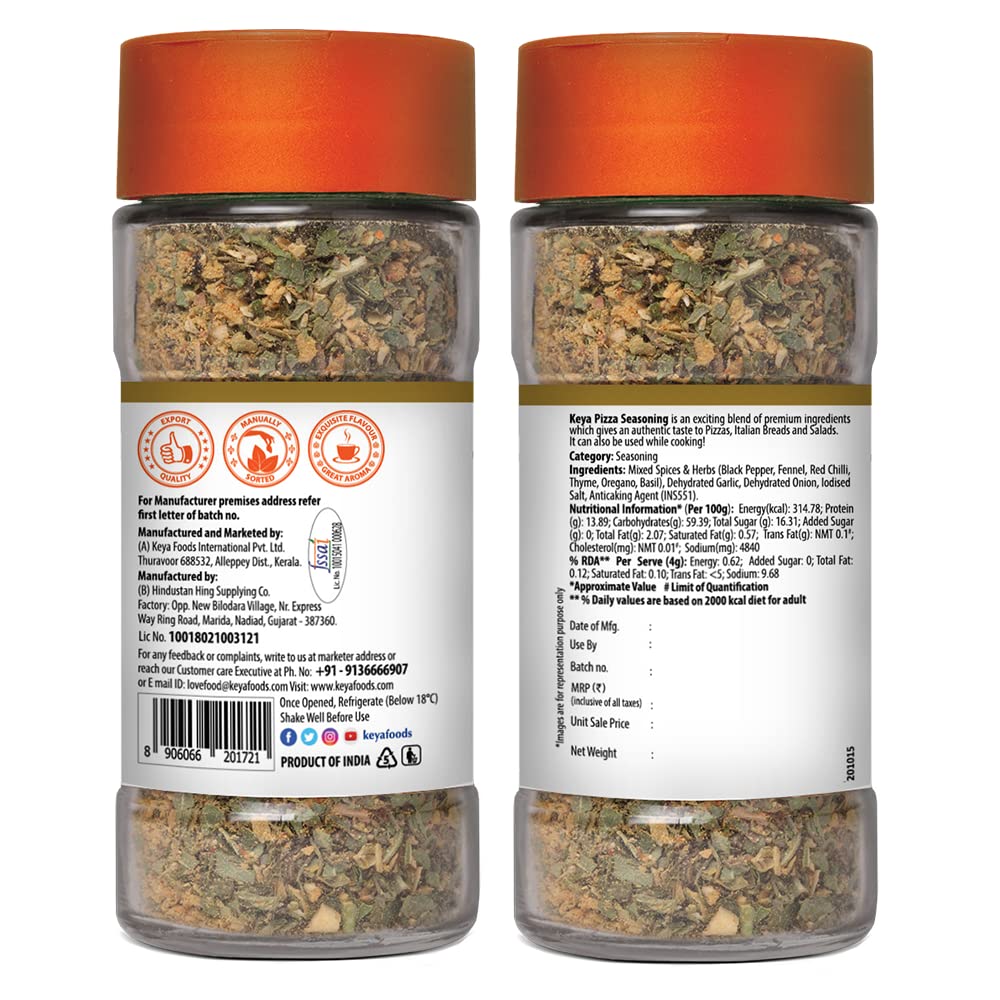 Keya Pizza Seasoning 45 Gm X 1