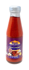 Rani Garlic Chutney 7oz (200g) Glass Jar, Vegan, Perfect for dipping, Savory Dishes & french fries! ~ Gluten Free | NON-GMO | No