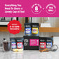Tiesta Tea - Love & Warmth Loose Leaf Tea Gift Set, Loose Leaf, 6-Flavor Enhanced Variety Pack With Ball Strainer For Steeping, Brewing, And Enjoying, Valentines Day Assortment To Make Hot Or Iced