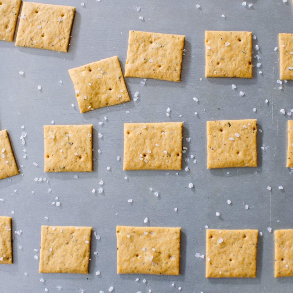 Jovial Organic Sourdough Einkorn Everything Crackers - Sourdough Crackers For Cheese Platter, Made With Einkorn, Usda Organic, N