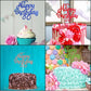 40 Pieces Happy Birthday Cake Toppers Birthday Cake Topper Picks Happy Birthday Toppers For Cake Dessert Glitter Cake Topper Dec