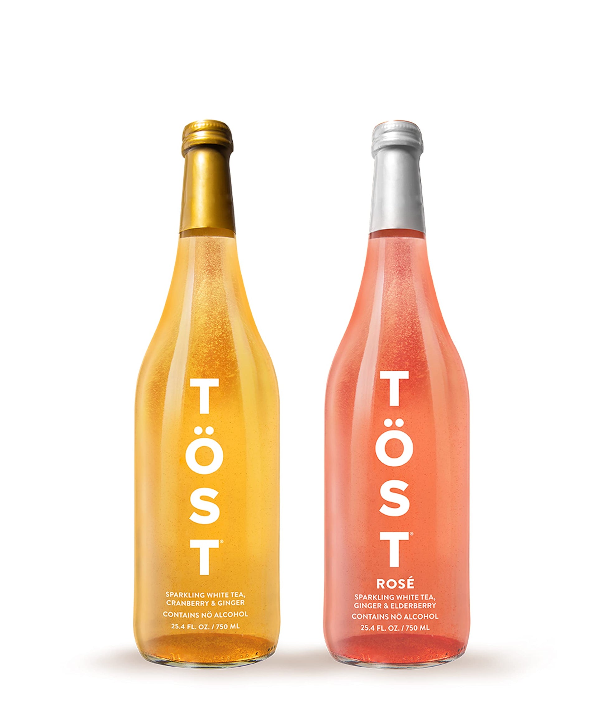 Tst+ Tst Ros? All-Natural Non-Beverage-Style Sparkling Beverage  750 Ml (Combo Pack Of 12)