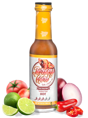 Jersey Girl Taco Bout Hot Sauce - Naturally Sodium Free, Gluten Free, Keto Friendly - 5oz