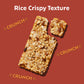 Afar Savory Protein Bars - Low Sugar, High Protein, Vegan, Gluten Free - 8 Pack, Rice Crispy Texture, Reddish-Orange