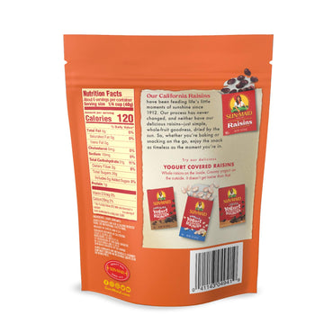 Sun-Maid California Zante Currants Snack Bags Whole Natural Dried Fruit No Artificial Flavors Non-GMO Vegan And Vegetarian Frien