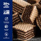 Loacker Quadratini Chocolate Wafer Cookies, Pack of 6, 8.82oz, Crispy with Creamy Layers, Non-GMO, No Artificial Ingredients