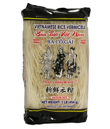 Three Ladies Vietnamese Rice Stick Vermicelli, 16 oz., 3 Pack - SET OF 4