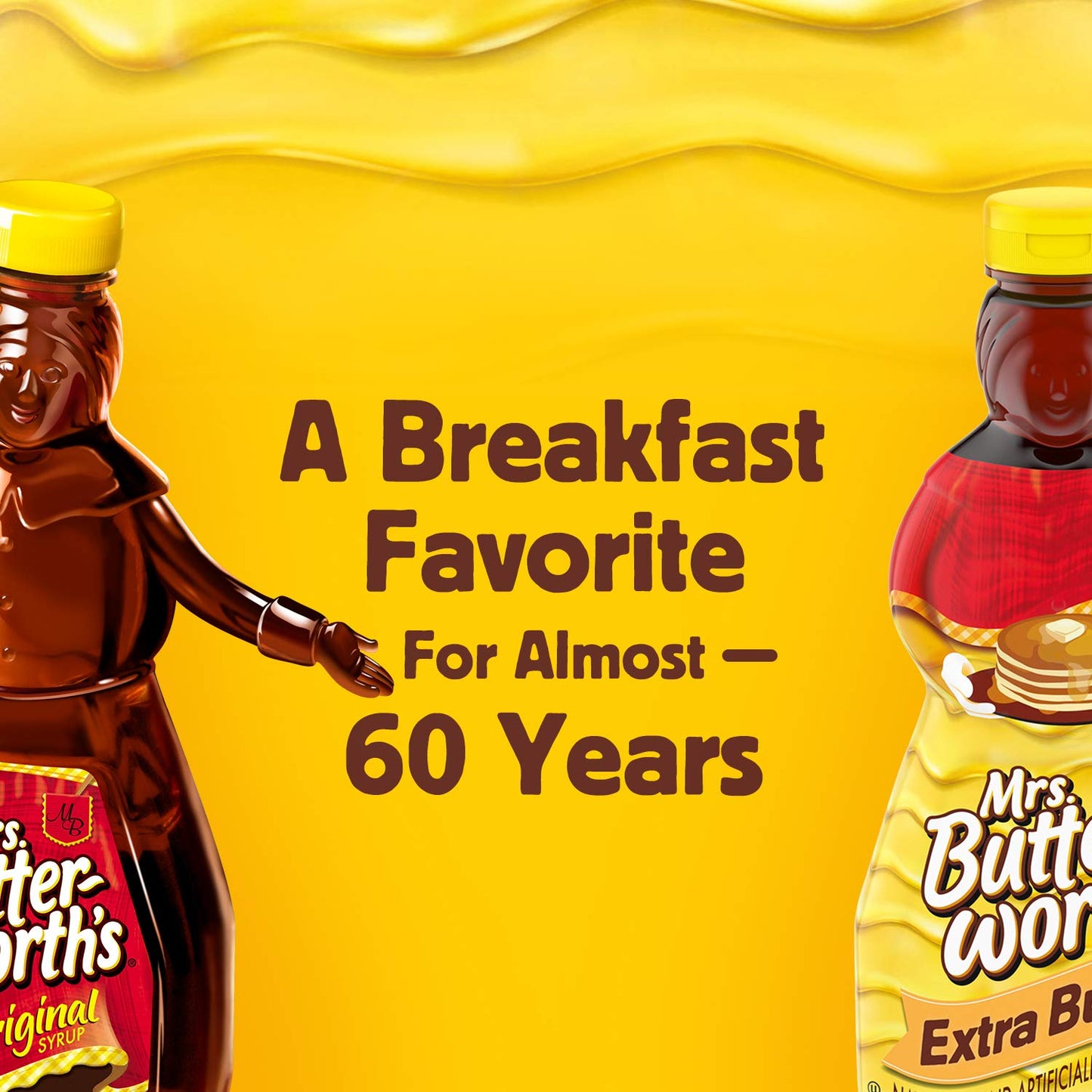Mrs. Butterworth'S Original Thick And Rich Pancake Syrup, Maple Flavored Syrup For Pancakes, Waffles And Breakfast Food, 248 Fl