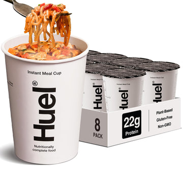 Huel Hot and Savory Cups | Spicy Gochujang | 25g Protein Plant Based Instant Meal | 27 Vitamins and Minerals | 100% Nutritionall