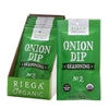 Riega Onion Dip Seasoning Mix, Organic Powder Spice Blend for Soup, Casserole, and Chips, 0.7 oz Packets, 8 Count