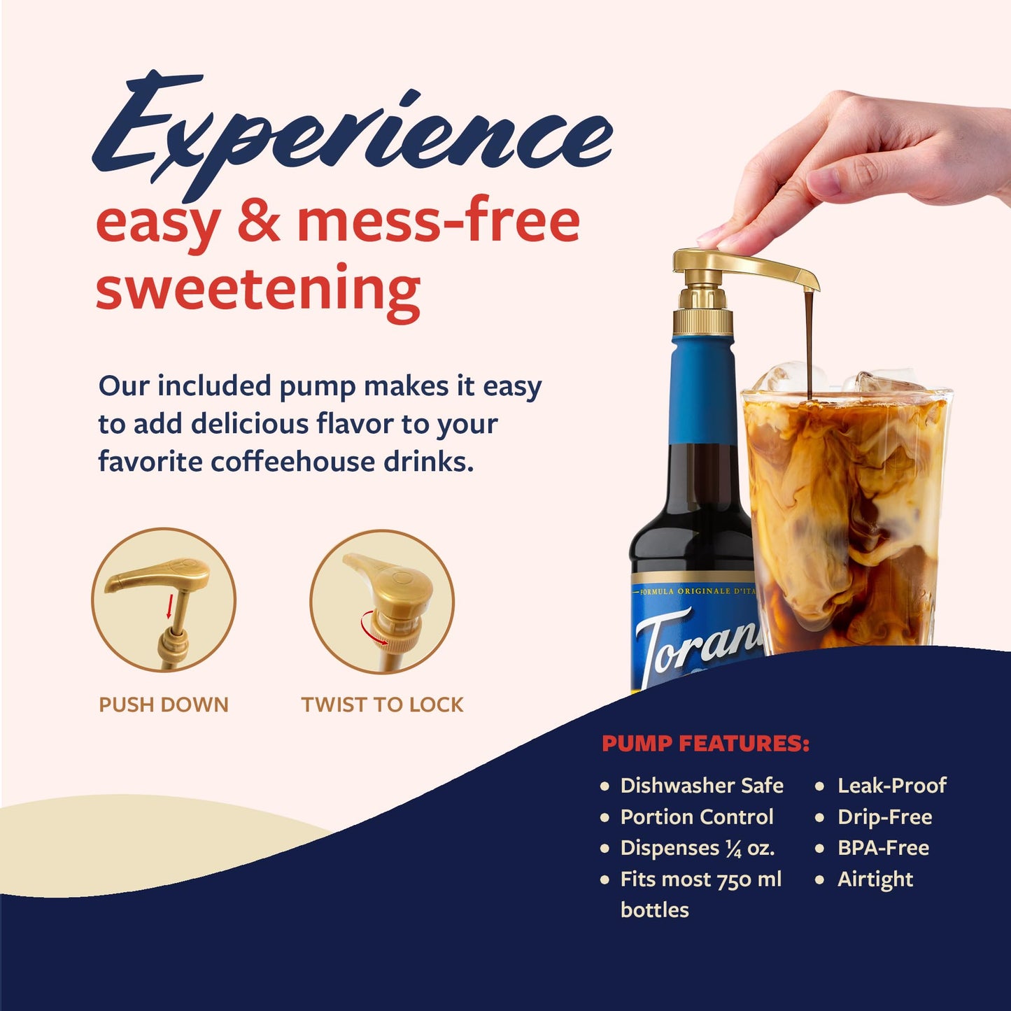 Torani Sugar Free Coffee Syrup, Chocolate Macadamia Nut, Zero Calorie, 25.4 Fl Oz