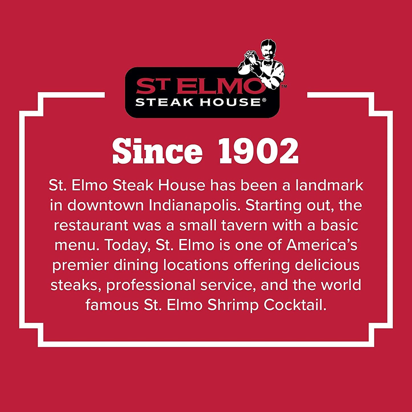 St Elmo Seasoning Flavorful Rub for Steaks, Burgers, Chicken, Seafood - 13 Oz