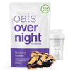 Oats Overnight Blueberry Cobbler Breakfast Shake - Vegan, 20g Protein, Gluten Free, 2.5 oz (Pack of 8 + BlenderBottle)
