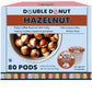 Double Donut Hazelnut Coffee Pods, Compatible with Keurig, 80 Count, Single Serve
