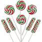 Christmas Candy Lollipops - 24 Holiday Suckers Individually Wrapped Bulk - 18G Swirl And 12G Twisty Pops