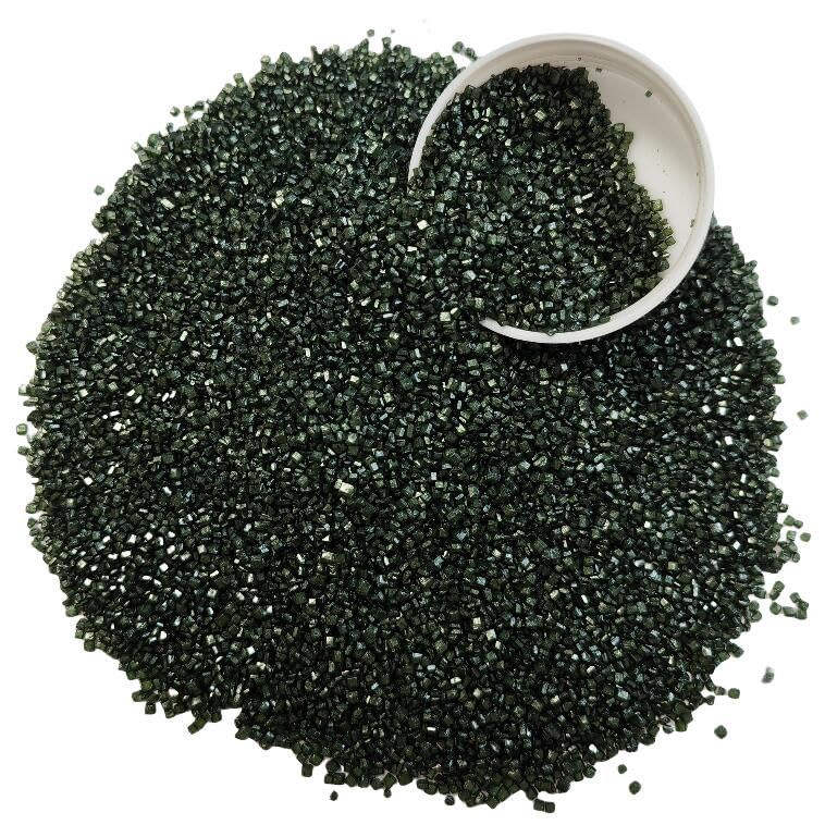 Sentovac Black Sanding Sugar For Baking Edible Sparkling Sugar Sprinkles Coarse Sugar Crystals For Baking Topping Cake Cookie Cu