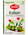 Haddar, Gluten Free Italian Dressing & Seasoning Mix 1.8Oz, (3 Packets) For Seasoning And Salad Dressing
