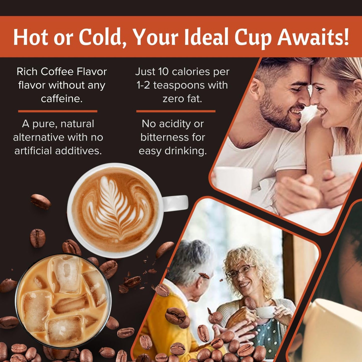 Postum Coffee Substitute, Caffeine-Free Hot Cocoa Flavor, Vegan, Non-GMO, 2x8oz Packs, Model: Postum_CocoaBlend