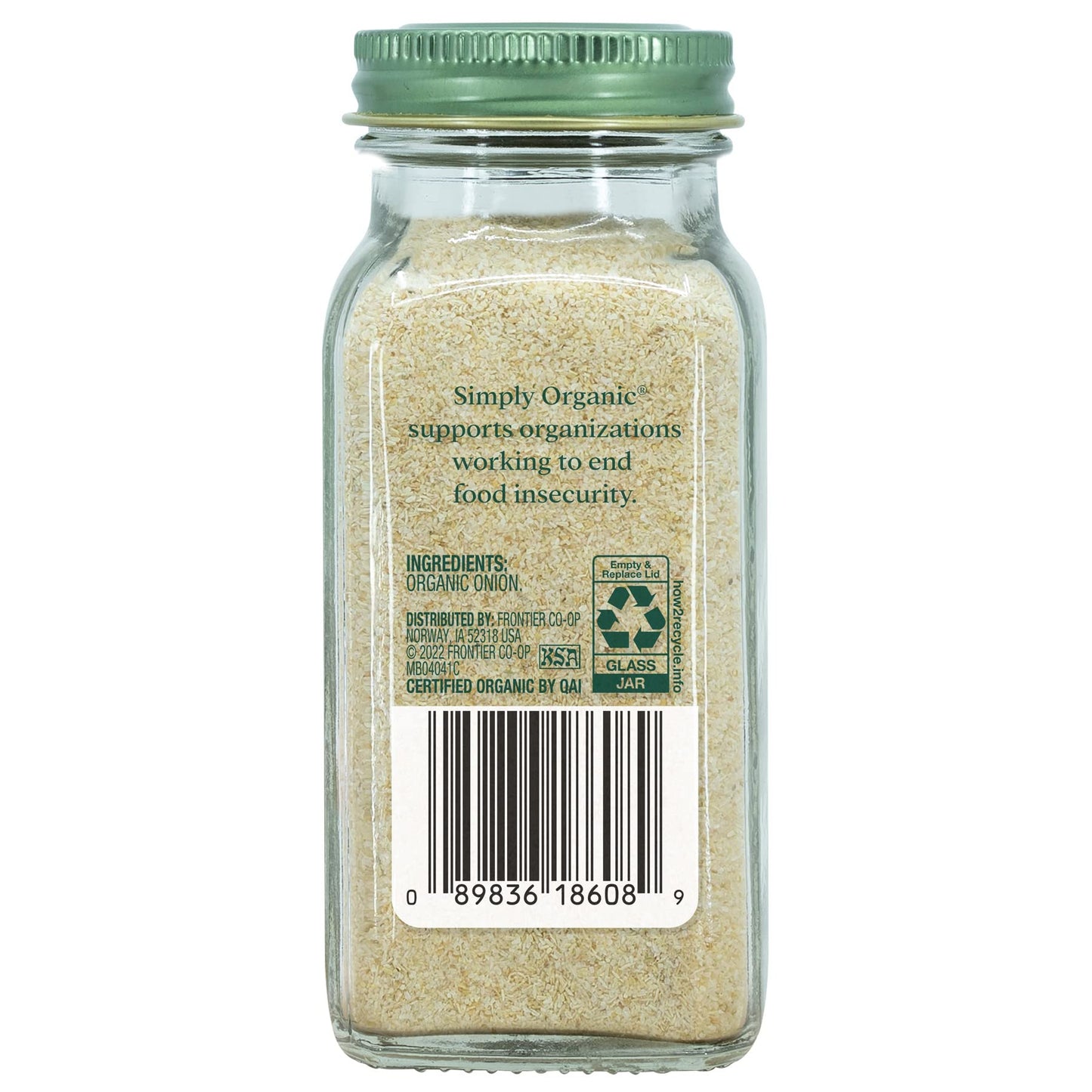 Simply Organic White Onion Powder, Certified Organic | 3 Oz | Pack Of 2 | Allium Cepa