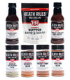 Heath Riles BBQ Competition Rib Bundle (4 Rubs, 2 Sauces and 1 Marinade), Competition Winning Products from Pitmaster Heath Rile