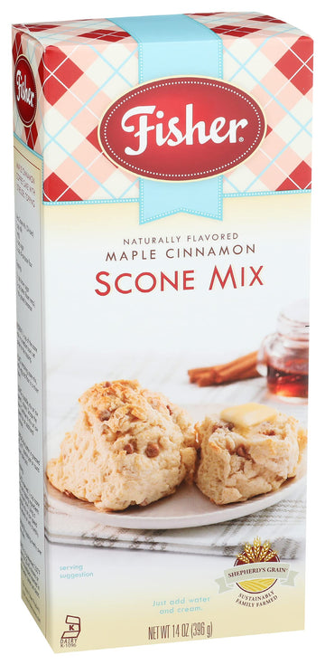 Fisher Scone Mix, Maple Cinnamon, 14 Oz (Pack Of 1)