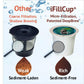 Ifillcup Refillable K Cups - Hold 50% More Coffee For Richer Larger Brew, Universal K Cup Brewer Compatibility, Gold Medal Champion Sponsor, Reusable Up To 5 Times | 42 Pack Green