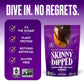 Skinnydipped Superdark + Sea Salt Chocolate Covered Almonds 3.5 Ounce Resealable Bag 1 Count