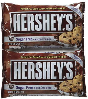 Hershey'S Sugar Free Semi-Sweet Baking Chips - 8 Oz - 2 Pk