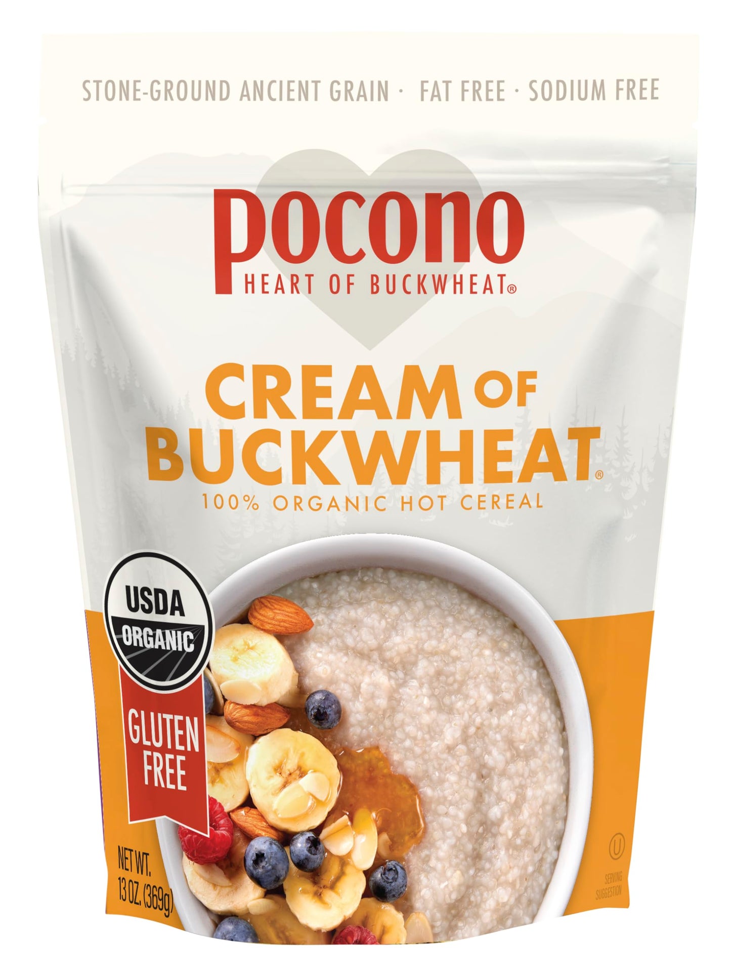 USDA Certified Organic Pocono Cream of Buckwheat