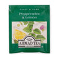 Ahmad Tea Herbal Tea, Peppermint & Lemon Teabags, 20 Ct (Pack Of 1) - Decaffeinated & Sugar-Free