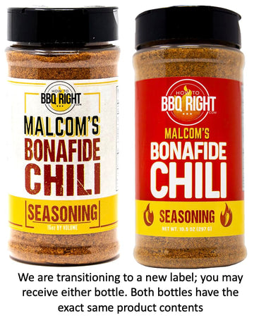 Malcom'S Bonafide Chili Seasoning Mix | Championship Original Seasoning Kit | Perfect Blend Of Gourment Spices For Meat, Vegan,