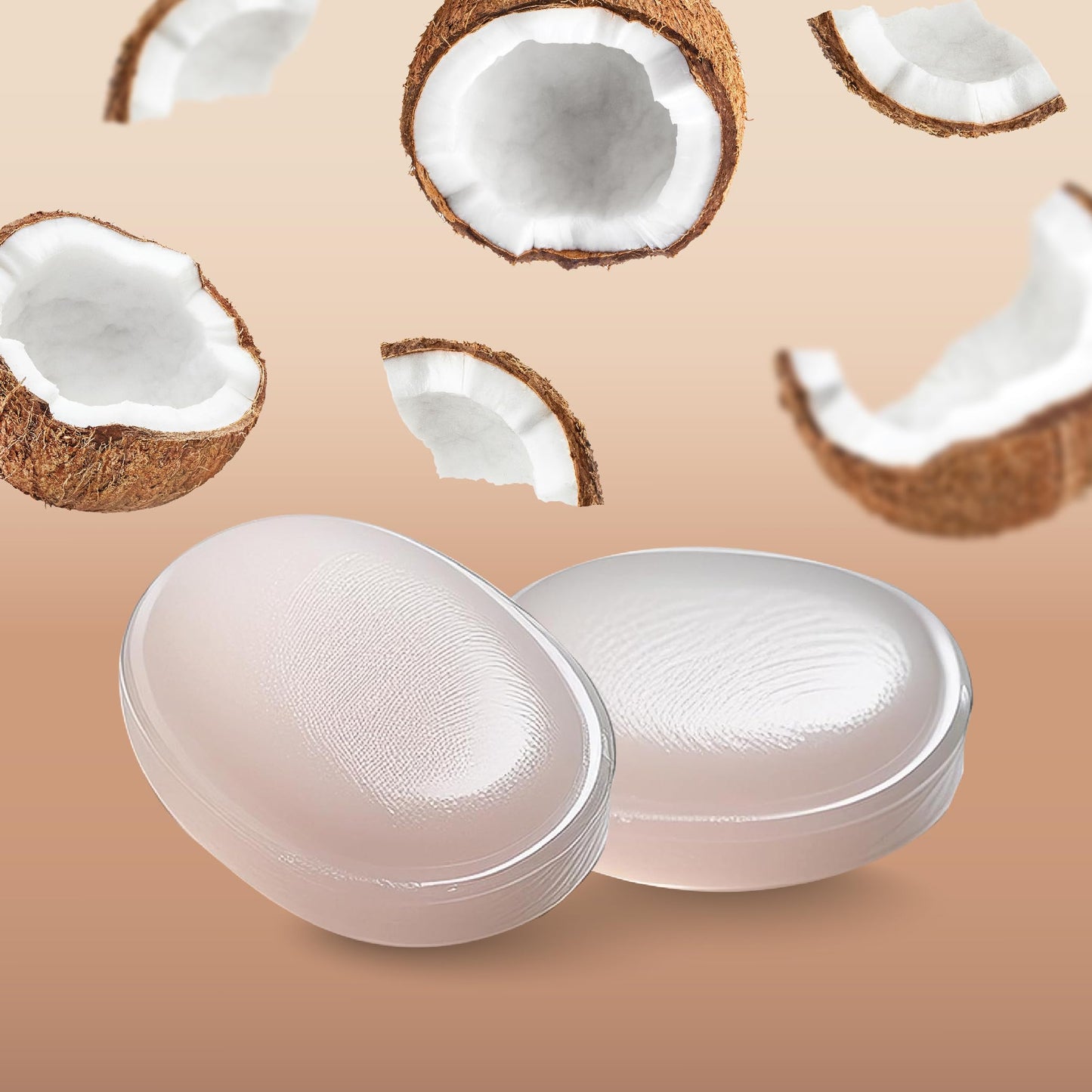 Funtasty Coconut Drops Filled Hard Candy, Individually Wrapped, Bulk Pack 2 Lbs