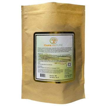 Cure Wid Pure Organic Dried Lemongrass - Cut & Sifted 1Lb In A Resealable Bag - Non-Gmo Lemon Grass For Tea, Cooking, Thai Cuisi