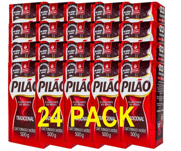 Pilo Roasted and Ground Coffee - 17.6 oz - Caf   Pilo Torrado e Mo  do - 500g