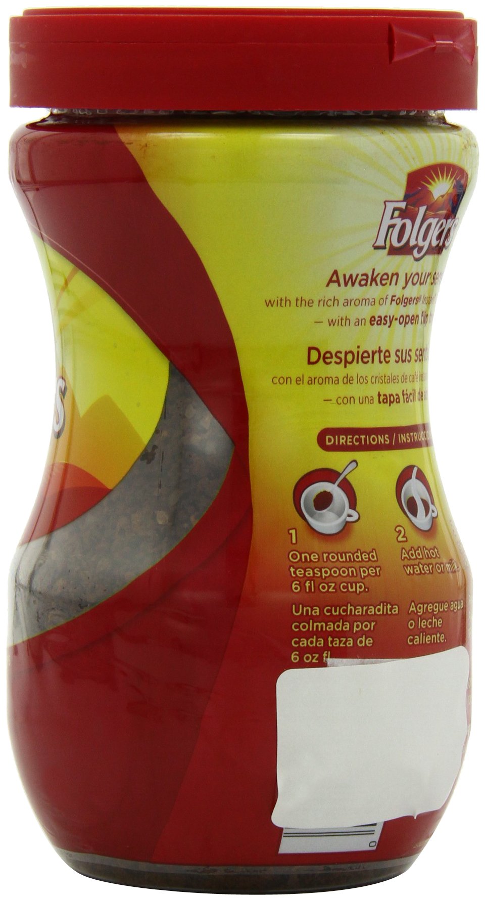 Folgers Classic Roast Instant Coffee, 8 Ounce (Pack Of 3)