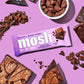 Mosh Chocolate Brownie Keto Protein Bars, High Fiber, Low Carb, Gluten Free, High Protein, Brain Healthy Snack, 12 Count
