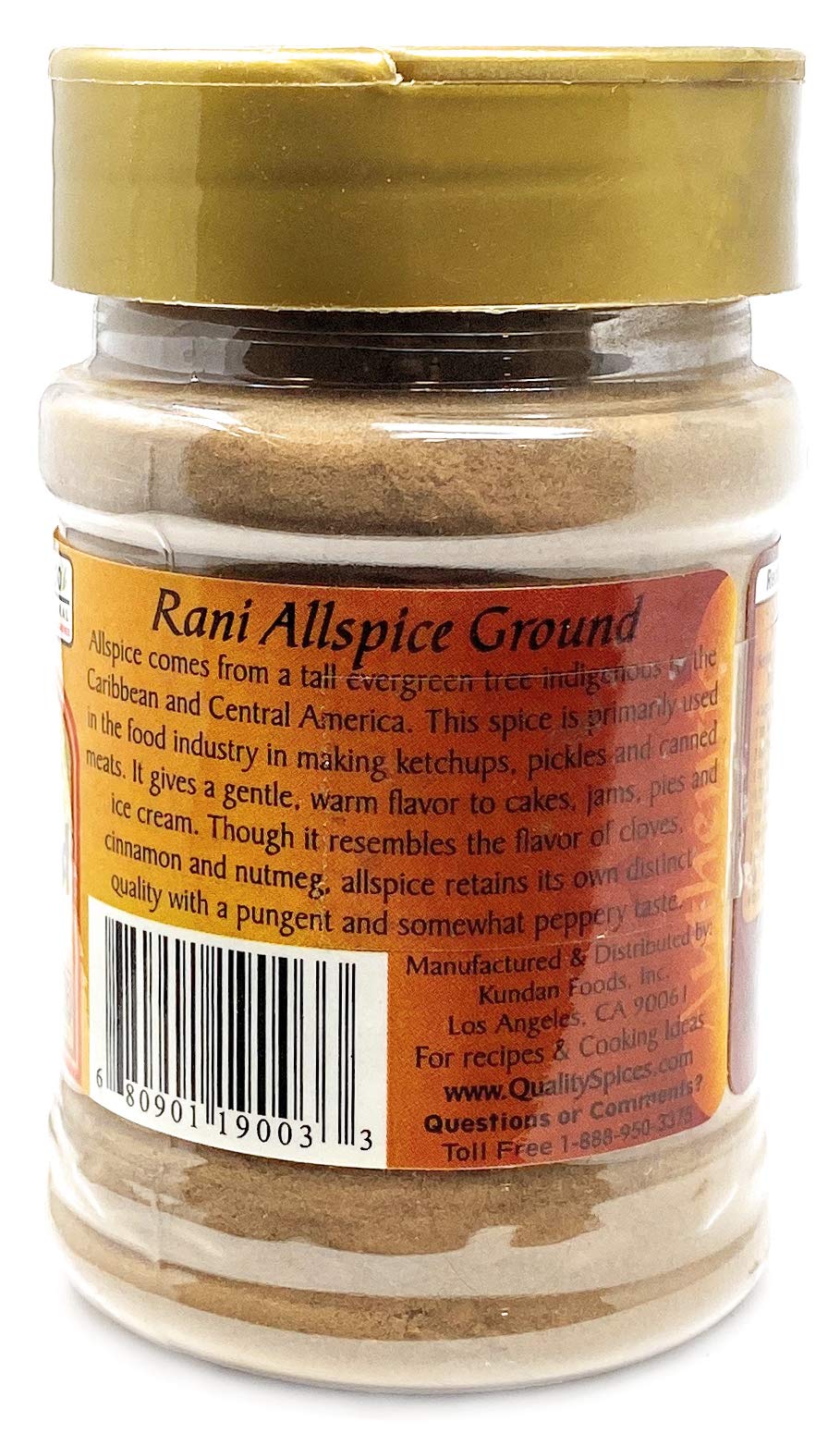 Rani Allspice (Kabab Chini) Ground Powder 3Oz (85G) Pet Jar ~ All Natural | Vegan | Gluten Friendly | Non-Gmo | Indian Origin