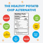 Festive Celebrate Snacktime Nacho Cheese Chickpea Snacks - Non-GMO, Vegan, 12-Pack, 1 Ounce Each